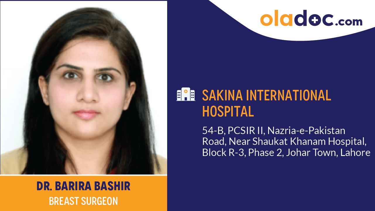 Practice locations of Dr.Barira Bashir